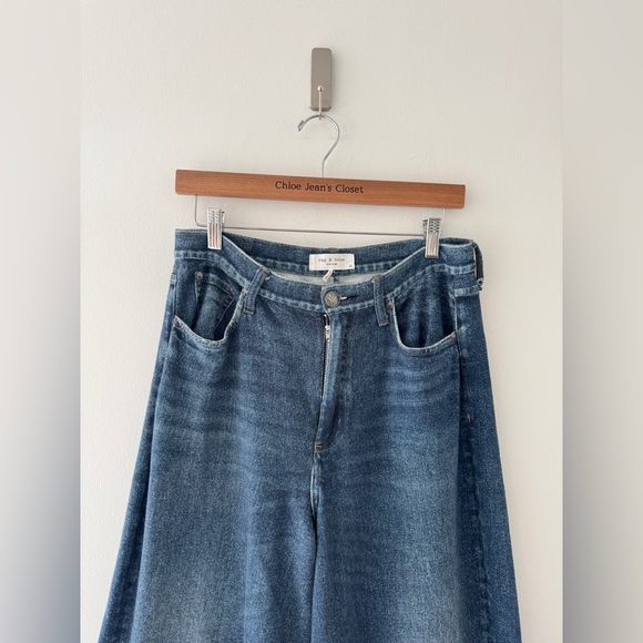 RAG & BONE Miramar Sofie Wide Leg Jeans 28 - Picture 6 of 6
